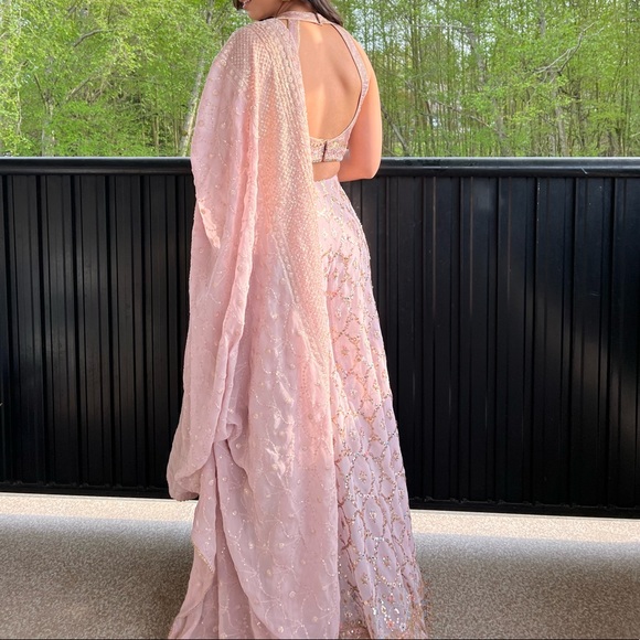 Pink sharara suit - size xs - Picture 3 of 3